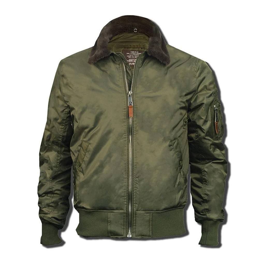 Chaqueta bomber ligera con puños elásticos